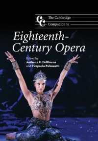 ケンブリッジ版　１８世紀オペラ必携<br>The Cambridge Companion to Eighteenth-Century Opera (Cambridge Companions to Music)