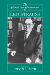 ケンブリッジ版　レオ・シュトラウス必携<br>The Cambridge Companion to Leo Strauss (Cambridge Companions to Philosophy)