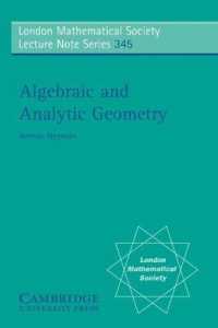 Algebraic and Analytic Geometry (London Mathematical Society Lecture Note Series)