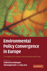 Environmental Policy Convergence in Europe : The Impact of International Institutions and Trade
