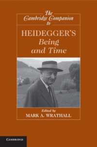 ケンブリッジ版　ハイデガー『存在と時間』必携<br>The Cambridge Companion to Heidegger's Being and Time (Cambridge Companions to Philosophy)