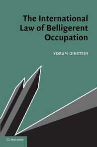 The International Law of Belligerent Occupation （1ST）