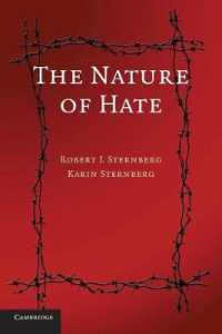 Ｒ．スタンバーグ他著／憎悪の性質<br>The Nature of Hate