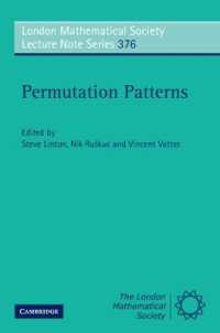Permutation Patterns (London Mathematical Society Lecture Note Series)