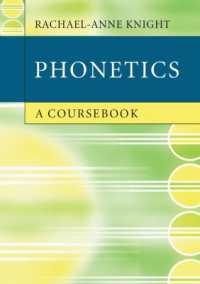 音声学の教科書<br>Phonetics : A Coursebook
