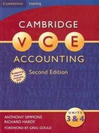Cambridge Vce Accounting Units 3 and 4 -- Paperback / softback （2 Revised）