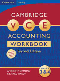 Cambridge VCE Accounting Units 3 and 4 Workbook （2ND）