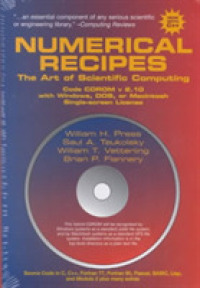Numerical Recipes : The Art of Scientific Computing V 2.10 with Windows, Dos, or Macintosh Single-Screen License （CDR）