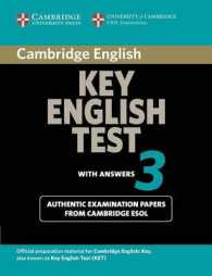 Cambridge Key English Test 3 Student's Book with Answers. （STUDENT）