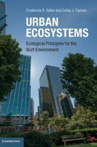 Urban Ecosystems : Ecological Principles for the Built Environment