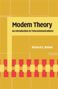 Modem Theory : An Introduction to Telecommunications