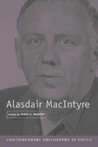Ａ．マッキンタイア論集<br>Alasdair MacIntyre (Contemporary Philosophy in Focus)
