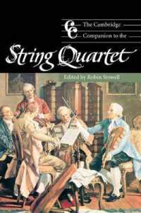 ケンブリッジ版　弦楽四重奏ガイド<br>The Cambridge Companion to the String Quartet (Cambridge Companions to Music)