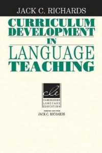 Curriculum Development in Language Teaching.