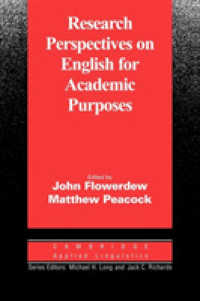 Research Perspectives on English for Academic Purposes Paperback