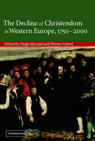 西欧におけるキリスト教社会の没落：１７５０－２０００年<br>The Decline of Christendom in Western Europe, 1750-2000