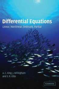 Differential Equations : Linear, Nonlinear, Ordinary, Partial