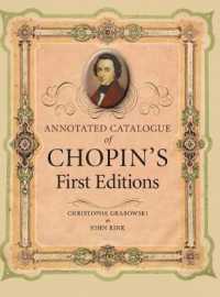 ショパン初版譜注釈付目録<br>Annotated Catalogue of Chopin's First Editions