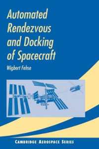 Automated Rendezvous and Docking of Spacecraft (Cambridge Aerospace Series)
