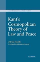 カントのコスモポリタン的法・平和論<br>Kant's Cosmopolitan Theory of Law and Peace (Modern European Philosophy)