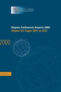 Dispute Settlement Reports 2000: Volume 7, Pages 3041-3537 (World Trade Organization Dispute Settlement Reports)