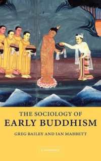 初期仏教の社会学<br>The Sociology of Early Buddhism