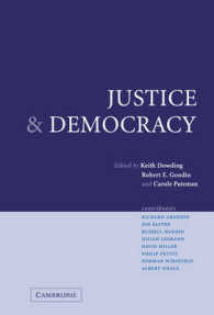 正義と民主主義<br>Justice and Democracy : Essays for Brian Barry
