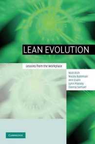 リーン思考の活用：職場からの教訓<br>Lean Evolution : Lessons from the Workplace