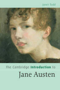 ケンブリッジ版オースティン入門<br>The Cambridge Introduction to Jane Austen (Cambridge Introductions to Literature) （1ST）