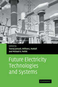 英国における未来の発電技術とシステム<br>Future Electricity Technologies and Systems (Department of Applied Economics Occasional Papers)