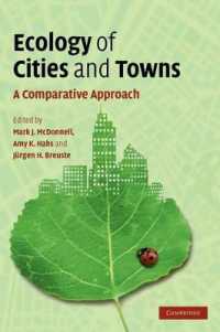 Ecology of Cities and Towns : A Comparative Approach