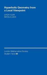 Hyperbolic Geometry from a Local Viewpoint (London Mathematical Society Student Texts)