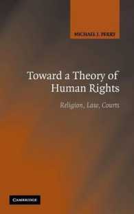 道徳的人権論：宗教、法と裁判所<br>Toward a Theory of Human Rights : Religion, Law, Courts