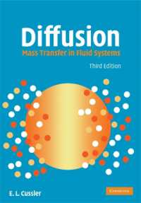 拡散：流体系における質量移動（第３版）<br>Diffusion : Mass Transfer in Fluid Systems (Cambridge Series in Chemical Engineering) （3RD）
