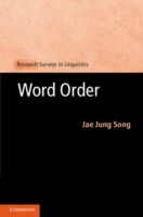 語順（言語学重要トピック概論）<br>Word Order (Research Surveys in Linguistics)
