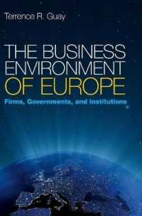 ヨーロッパの経営環境：企業、政治と制度<br>The Business Environment of Europe : Firms, Governments, and Institutions