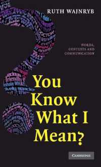 You Know what I Mean? : Words, Contexts and Communication