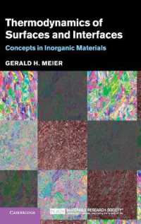 表面／界面の熱力学<br>Thermodynamics of Surfaces and Interfaces : Concepts in Inorganic Materials
