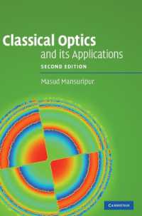 古典光学<br>Classical Optics and its Applications （2ND）