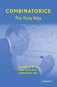 組合せ論：ロタの方法<br>Combinatorics: the Rota Way (Cambridge Mathematical Library)