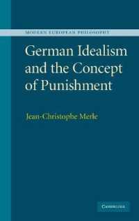 German Idealism and the Concept of Punishment (Modern European Philosophy)
