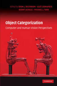 Object Categorization : Computer and Human Vision Perspectives