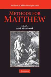 Methods for Matthew (Methods in Biblical Interpretation)