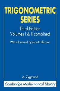 Trigonometric Series (Cambridge Mathematical Library) （3RD）