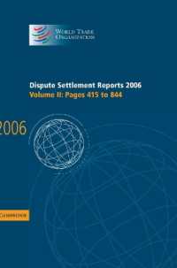 Dispute Settlement Reports 2006: Volume 2, Pages 415-844 (World Trade Organization Dispute Settlement Reports)