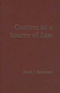 法源としての慣習<br>Custom as a Source of Law