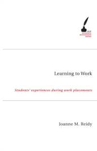 Learning to Work -- Paperback / softback