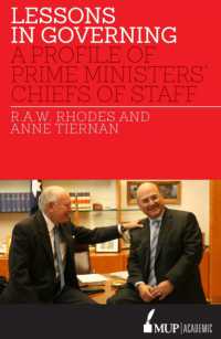 Lessons in Governing : A Profile of Prime Ministers' Chiefs of Staff