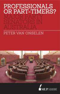 Professionals or Part-timers? : Major Party Senators in Australia -- Paperback / softback