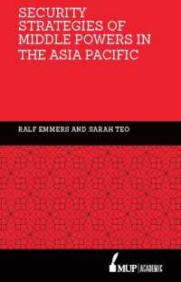 Security Strategies of Middle Powers in the Asia Pacific -- Hardback